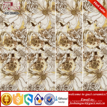 1800x900mm золотой цветок искусства деревенский застекленная тонких керамических плиток